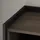 SKRAUT HOME Lowboard 310x50x37 cm Dunkler Eiche/Schwarz Holzwerkstoff