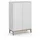 OTTO home Highboard 80 x 121 x 41 cm Weiß / Wotan Eiche