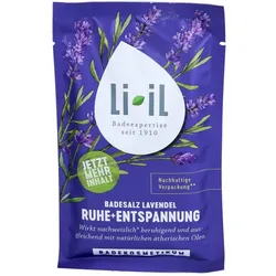 LI-IL Badesalz Lavendel Ruhe+Entspannung