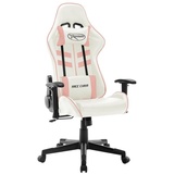 vidaXL 20534 Gaming Chair weiß/rosa