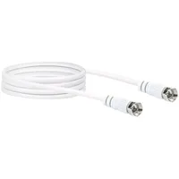 Schwaiger Sat Empfängerkabel 75 dB) 1,5m, weiß