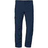 Schöffel Herren Pants Koper1 Warm M, gefütterte Wanderhose mit 4 Wege-Stretch, robuste Thermohose mit vorgeformten Knien, schnelltrocknend und geruchshemmend, navy blazer, 27