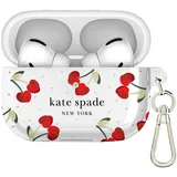 kate spade new york Cherry Dot AirPods Pro-Schutzhülle mit Schlüsselanhänger, kompatibel mit AirPods Pro 2./1. Generation