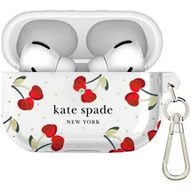 kate spade new york Cherry Dot AirPods Pro-Schutzhülle mit Schlüsselanhänger, kompatibel mit AirPods Pro 2./1. Generation