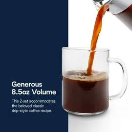 De'Longhi Kaffeeglas 0,25 l 2 St.