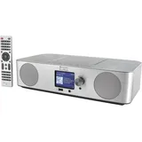 Soundmaster ICD2060SI Internet/DAB+/UKW-Radio - Schwarz/Silber