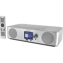Soundmaster ICD2060SI Internet/DAB+/UKW-Radio - Schwarz/Silber