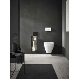 EMCO Asis Pure WC-Modul Unterputz, Anschlag rechts, schwarz matt