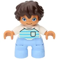 LEGO® Duplo: Junge mit blauer Hose und weißem Oberteil Spielbausteine