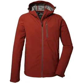 KILLTEC Herren Softshelljacke/Outdoorjacke mit Kapuze KOS 259 MN SFTSHLL JCKT, rost, XL,