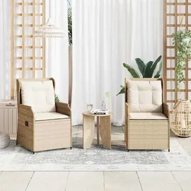 vidaXL Gartenbank 2 pcs 0 x 0 x 0 cm Beige