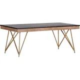 GUTMANN FACTORY »Lennon« schwarz (schwarz, gold), B:120cm H:46cm T:60cm, Tische