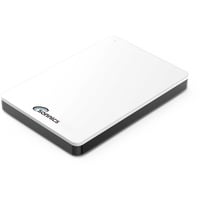 Sonnics 500GB Weiß Externe tragbare Festplatte Typ C USB 3.1 kompatibel mit Windows-PC, Mac, Smart TV, Xbox One/Series X und PS4/PS5