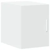 vidaXL Wandschrank, Hängeschrank mit Stauraum, Lagerschrank Wandmontage für Wohnzimmer Schlafzimmer Garage, Aufbewahrungsschrank Schrank, Weiß Holzwerkstoff