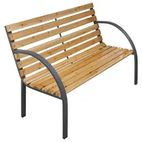 VidaXL Gartenbank 112 cm Massivholz Tanne