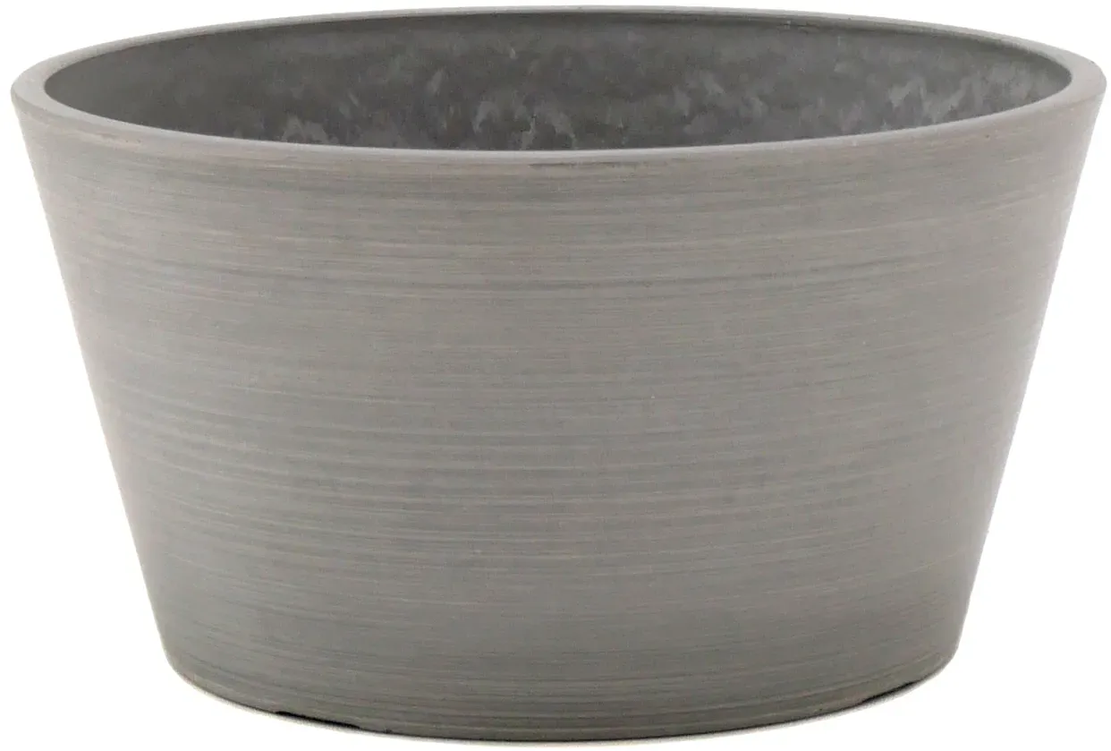Ecostone Schale ECO702 D25,5H13cm 70% Recycling  - grau