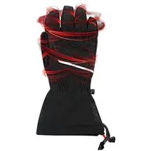 Lenz Heat Glove 6.0 Finger Cap Skihandschuhe Schwarz L