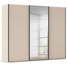 Rauch Schwebetürenschrank RAUCH "Kleiderschrank Schrank Garderobe Schlafzimmerschrank CONTIDO", beige (beige (champagner)), B:271cm H:223cm T:68cm, Holzwerkstoff, Schränke, Schwebetürenschrank, aus hochwertigem Material in 6 Breiten 2 Griff-Farben MADE IN