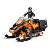 Bruder 63101 - Snowmobil mit Fahrer und Ausstattung 1:16