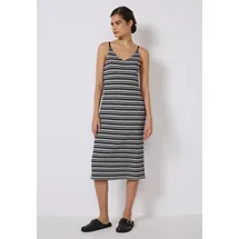 street one studio Midikleid Gestreift Schwarz/Weiß 44