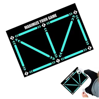 Morricho Fußballmatte 90 x 60 cm - Fussball Matte, Trainingsmatte rutschfest für Verbesserte Ballkontrolle und Dribblings, Ideal für Fußball Training Drinnen und Draußen