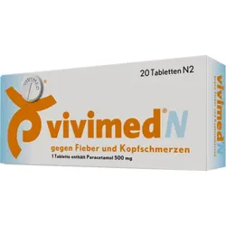 VIVIMED N gegen Fieber und Kopfschmerzen Tabletten 20 St