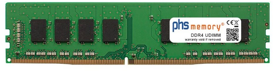 PHS-memory RAM für Asus PRIME B350-PLUS Arbeitsspeicher 16GB - DDR4 - 2400MHz PC4-2400T-U - UDIMM