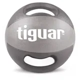 tiguar Medizinball Grau/Silber 8 kg