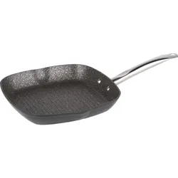Michelino Profi Grillpfanne 28x28cm Bratpfanne Induktion Antihaftbeschichtung Geeignet