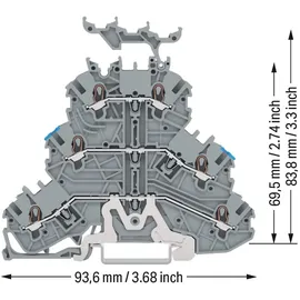 WAGO GmbH &amp; Co. KG Dreistockklemme 2000-3248