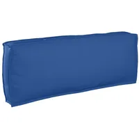 VidaXL Palettenkissen für Rückenstütze Königsblau 120x40x12 cm Oxford Stoff