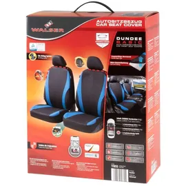 Walser Autositzbezug Dundee Collection Basic schwarz-blau
