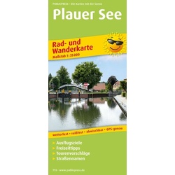 Rad- und Wanderkarte Plauer See