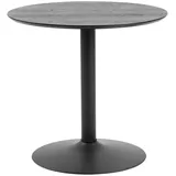 Actona Esstisch Ibiza Ø 80 cm Holz Schwarz