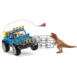 Schleich Dinosaurs Geländewagen mit Dino-Außenposten 41464
