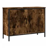 vidaXL Waschbeckenunterschrank 80 x 60 cm Räuchereiche
