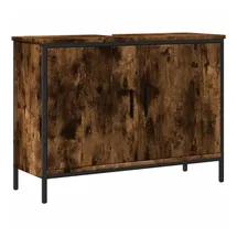 vidaXL Waschbeckenunterschrank 80 x 60 cm Räuchereiche