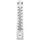 Buri Jumbo Gartenthermometer Weiß 6,5 x 40