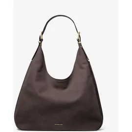 Michael Kors Nolita Large Schultertasche Nubukleder Brown