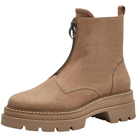 TAMARIS Damen Boots Leder; CAMEL/braun; 40