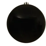 Christmas Decoration Weihnachtskugeln XXL Kunststoff 20cm x 1 Stück bruchsicher schwarz