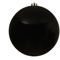 Christmas Decoration Weihnachtskugeln XXL Kunststoff 20cm x 1 Stück bruchsicher schwarz