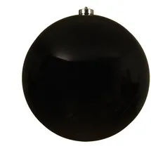 Christmas Decoration Weihnachtskugeln XXL Kunststoff 20cm x 1 Stück bruchsicher schwarz