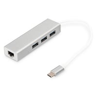 Digitus USB 3.0 Typ C 3-Port Hub mit Gigabit