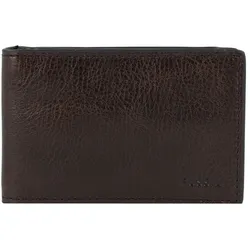 Fossil Andrew Geldbörse Leder 11 cm Geldscheinklammer schwarz Schwarz Herren 