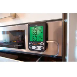 TFA Digitales Grill-Thermometer 14.1512 schwarz