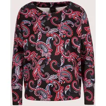 Madeleine Ethno Sweatshirt Schwarz/Rot/Multicolor 44