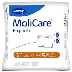MoliPants® Fixpants, Einfache und sichere Fixierung von Inkontinenzeinlagen, 1 Beutel = 100 Stück, Größe L
