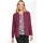 GOLDNER Elegante Grobstrickjacke rot 19