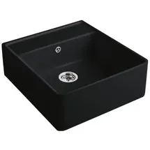 Villeroy & Boch Spülstein Einzelbecken ebony + Excenterbetätigung